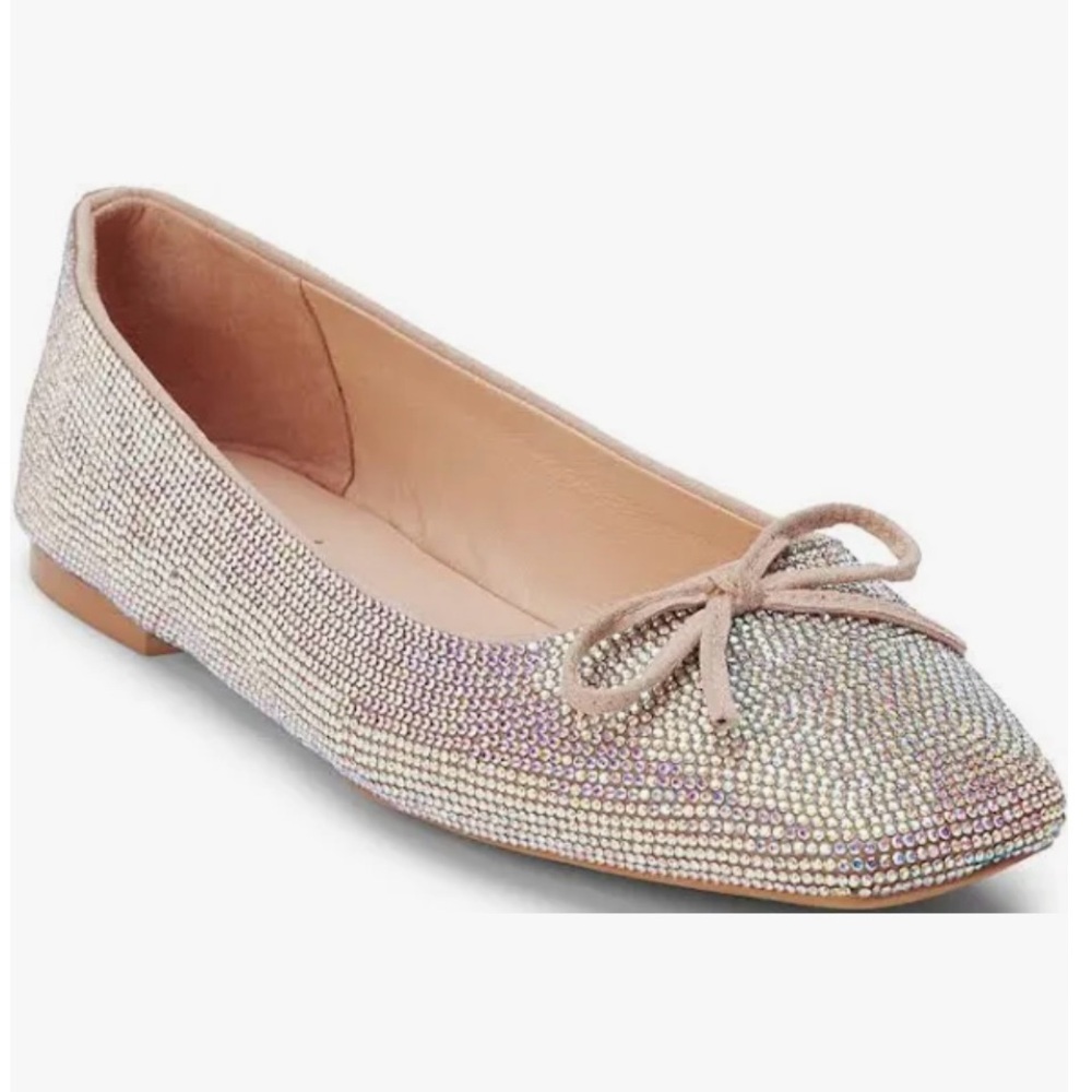 MATISSE Roxy Ballet Rhinestone Flats | size 9.5